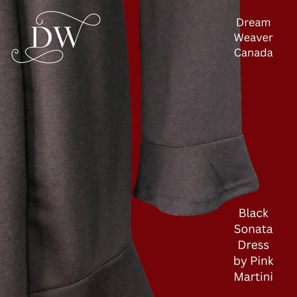 Sonata Black Dress | Pink Martini - Picture 5 of 8